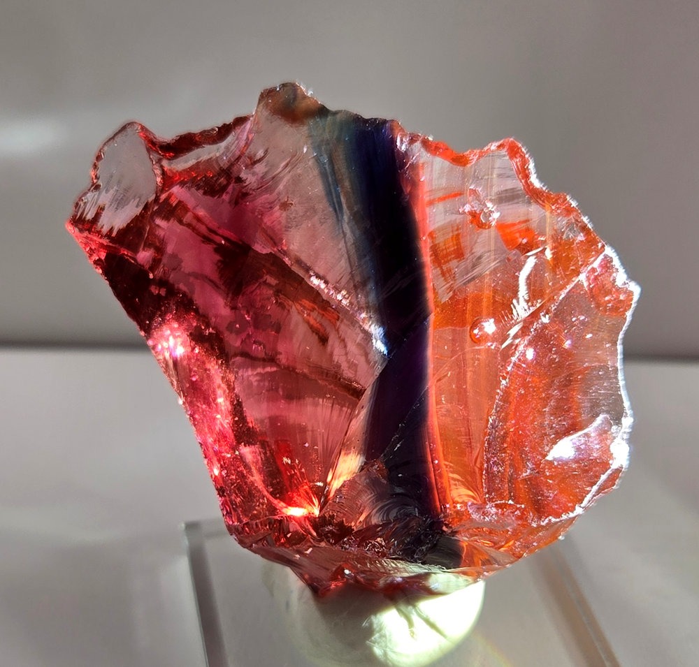 Rare Gem Banded Angel Aura Sophia/Multi Rainbow Monatomic Andara Crystal 53.7 g. - Image 3