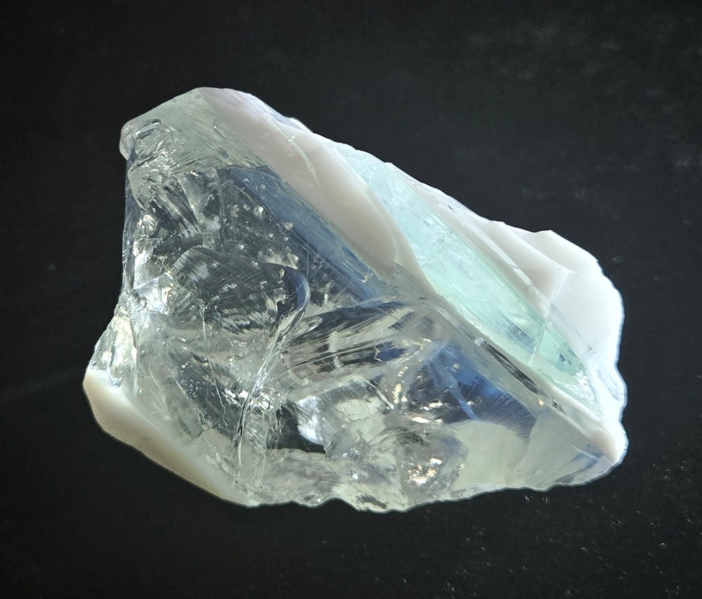 Rare Gem Banded Angel Aura Cosmic Ice/Glacier/Pastel Ice Monatomic Andara Crystal 80.2 g.