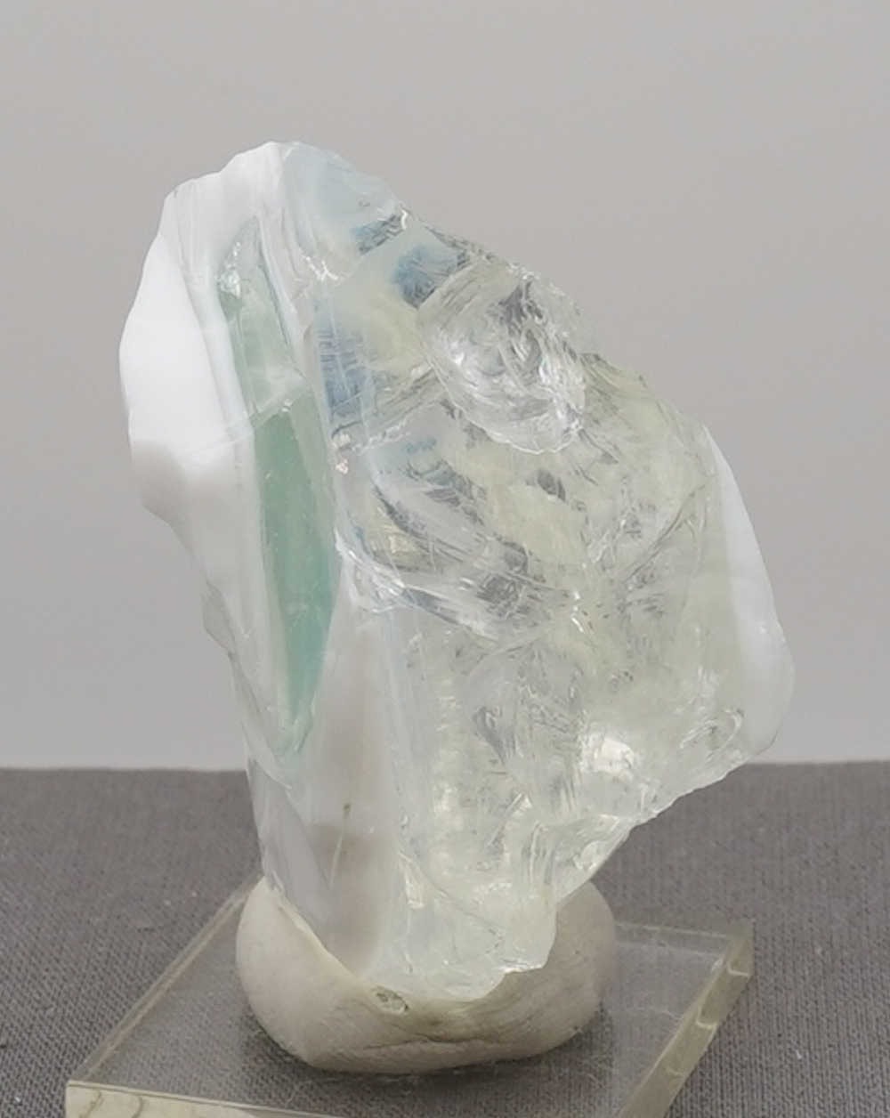Rare Gem Banded Angel Aura Cosmic Ice/Glacier/Pastel Ice Monatomic Andara Crystal 80.2 g. - Image 9