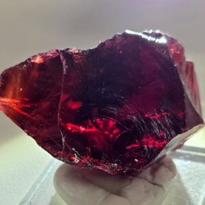 Rare Gem Raspberry Resonance/Gold Monatomic Andara Crystal 53.6 g.