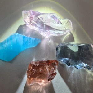 Rare Gem 4 Piece "Cultivate" Set Monatomic Andara Crystal 47.9 g.