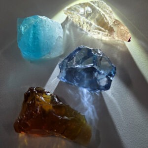 Rare Gem 4 Piece "Cultivate" Set Monatomic Andara Crystal 60.8 g.