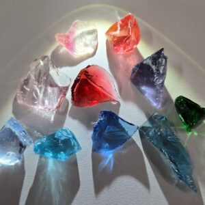 Gem 10 Piece Pendant Set Monatomic Andara Crystal 38.4 g.