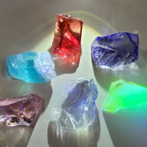Gem 6 Piece "Balance and Harmony" Set Monatomic Andara Crystal 50.1 g.