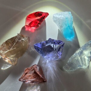 Rare Gem 6 Piece "Balance and Harmony" Set Monatomic Andara Crystal 53.4 g.