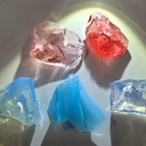 Rare Gem 5 Piece "Star" Set Monatomic Andara Crystal 38.9 g.