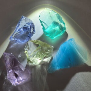 Rare Gem 5 Piece "Star" Set Monatomic Andara Crystal 49.5 g.