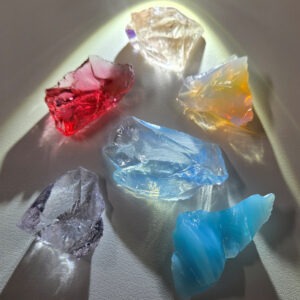 Rare Gem 6 Piece "Balance and Harmony" Set Monatomic Andara Crystal 42.6 g.