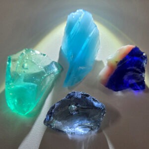 Rare Gem 4 Piece "Cultivate" Set Monatomic Andara Crystal 54.3 g.