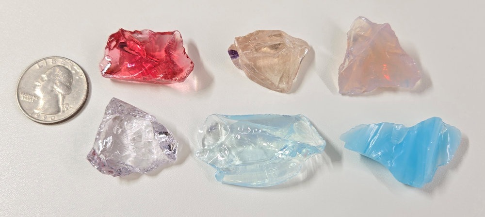 Rare Gem 6 Piece "Balance and Harmony" Set Monatomic Andara Crystal 42.6 g. - Image 3