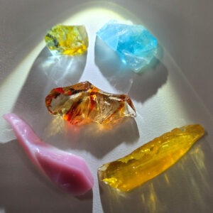 Rare Gem 5 Piece "Star" Set Monatomic Andara Crystal 34.7 g.