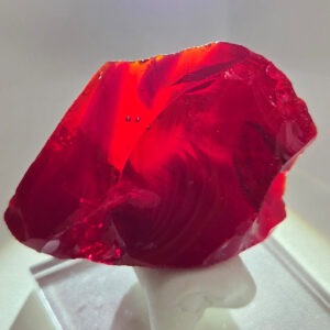 Rare Gem Banded Angel Aura Scarlet Shift/Earth Shaman Monatomic Andara Crystal 23.0 g.
