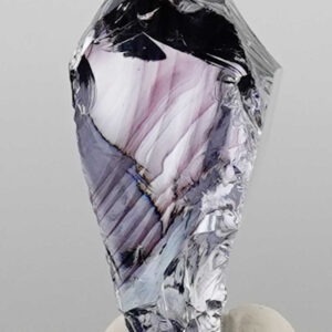 Rare Gem Banded Violet Sovereign Amethyst Monatomic Andara Crystal 37.0 g.