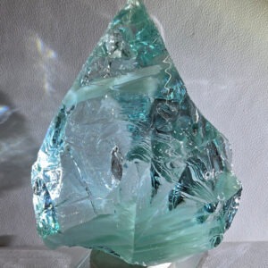 Very Rare Gem Angel Aura Aqua Serenity/Pastel Ice "Heart" Monatomic Andara Crystal 143.6 g.