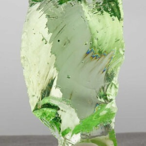 Gem Celestial Gold Green with bubbles Monatomic Andara Crystal 171.9 g.