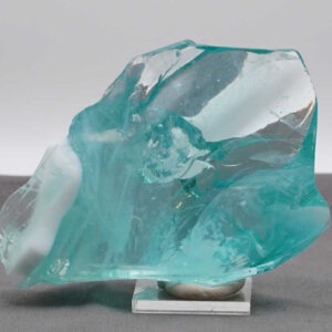 Special of the Week 30% Off! Rare Gem Bicolor Angel Aura Bleu Topaz/Pastel Ice "Heart" Monatomic Andara Crystal 286.0 g.
