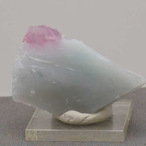 Rare Multi Banded Pastel Mint/Pastel Lilac/HGW Pink/Ice Monatomic Andara Crystal 27.5 g.