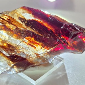 Rare Gem Multi Ice/Earth Shaman/Scarlet "Heart" Monatomic Andara Crystal 137.4 g.