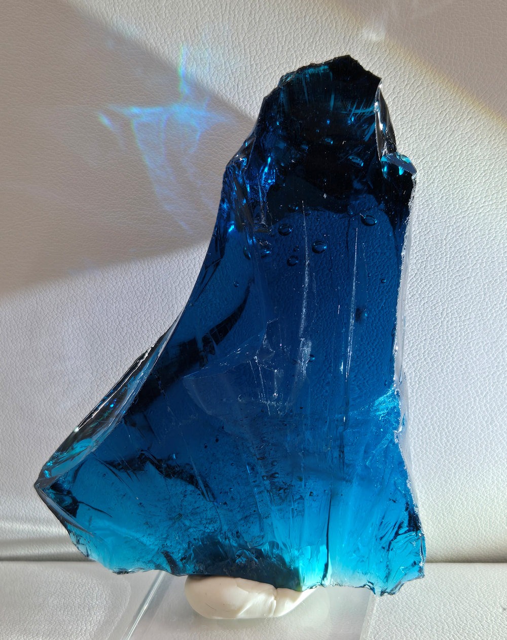 Rare Gem Elestial Starlight Sapphire with bubbles Monatomic Andara Crystal 102.9 g. - Image 12
