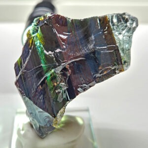 Rare Gem Multi Banded Ice/Sapphire/Emerald/Earth Shaman/Multi Iridium Monatomic Andara Crystal 76.4 g.