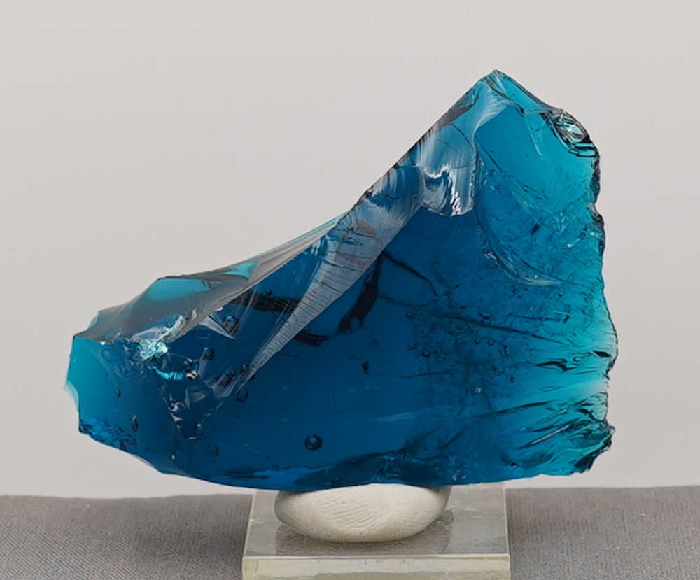 Rare Gem Elestial Starlight Sapphire with bubbles Monatomic Andara Crystal 102.9 g. - Image 5