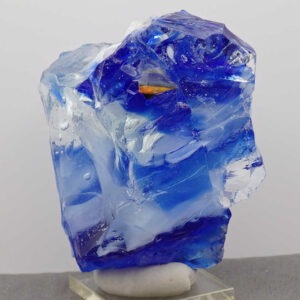 Rare Gem Multi Banded Angel Aura Ice/Elestial Sapphire/Tanzanite Fire/Pastel Ice/Dragon's Blood "Heart" Monatomic Andara Crystal 281.2 g.