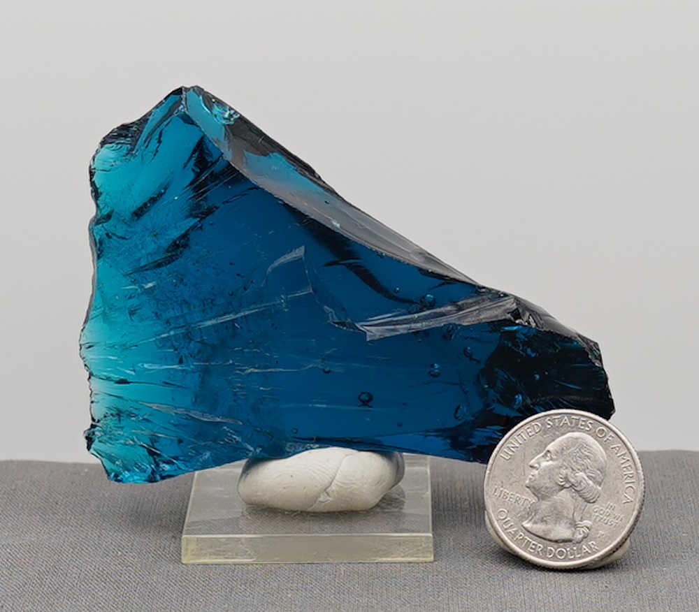 Rare Gem Elestial Starlight Sapphire with bubbles Monatomic Andara Crystal 102.9 g. - Image 10