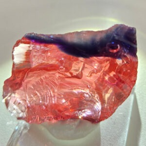 Rare Gem Banded Angel Aura Sophia/Multi Rainbow with bubble Monatomic Andara Crystal 36.1 g.