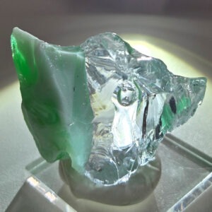 Rare Gem Multi Pastel Emerald Shift/Cosmic Ice/Pastel Cosmic Ice with open bubble Monatomic Andara Crystal 45.0 g.