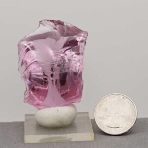Rare Gem Rose de France Monatomic Andara Crystal 37.4 g.