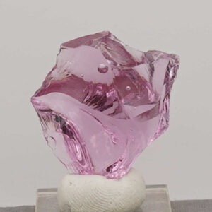 Rare Gem Rose de France with bubbles Monatomic Andara Crystal 26.2 g.