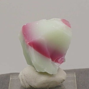 Rare Bicolor Pastel Mint/HGW Pink Monatomic Andara Crystal 26.1 g.