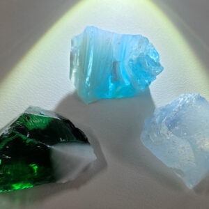 Rare Gem 3 Piece "Sacred Triad" Set Monatomic Andara Crystal 53.0 g.