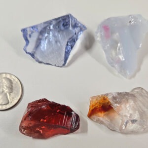 Rare Gem 4 Piece "Cultivate" Set Monatomic Andara Crystal 59.5 g.