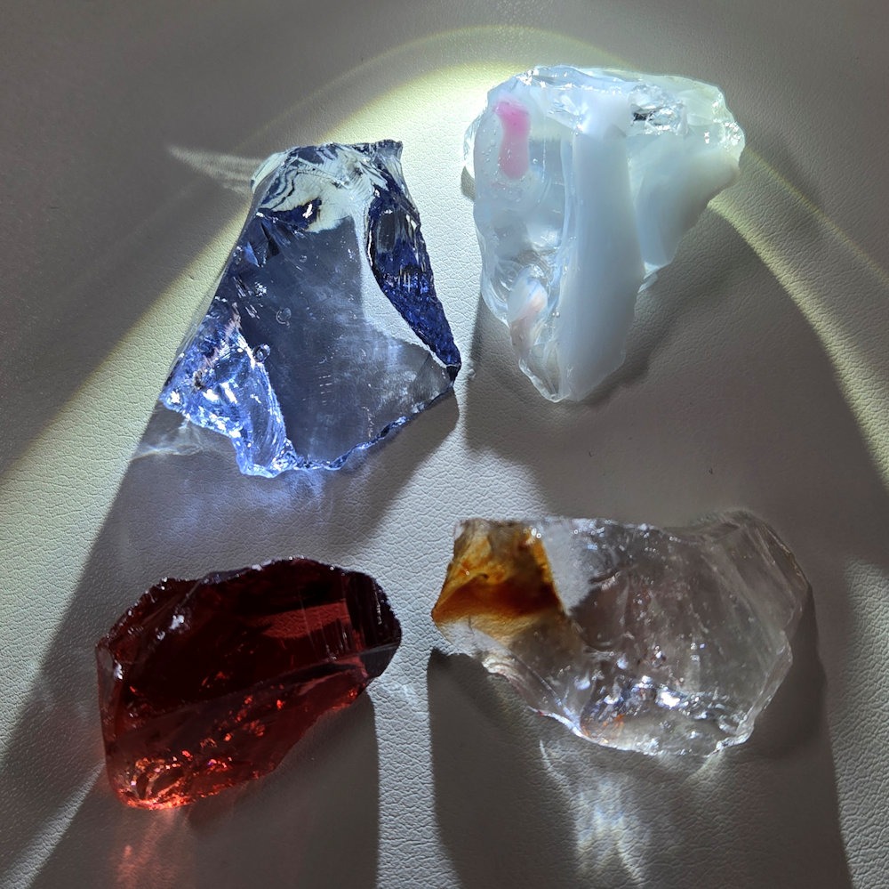 Rare Gem 4 Piece "Cultivate" Set Monatomic Andara Crystal 59.5 g. - Image 3