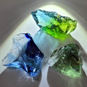 Rare Gem 3 Piece "Sacred Triad" Set Monatomic Andara Crystal 33.2 g.