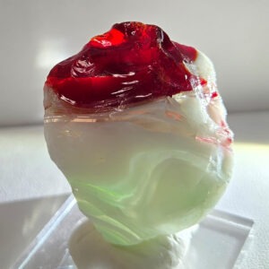 *Only Available Piece* Gem Multi Banded Oceans/Pastel Ice/Lemurian Sunrise/Dragon's Blood Monatomic Andara Crystal 40.7 g.