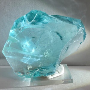 *Limited Time Special 30% Off!* Rare Gem Bicolor Angel Aura Bleu Topaz/Pastel Ice Monatomic Andara Crystal 172.1 g.