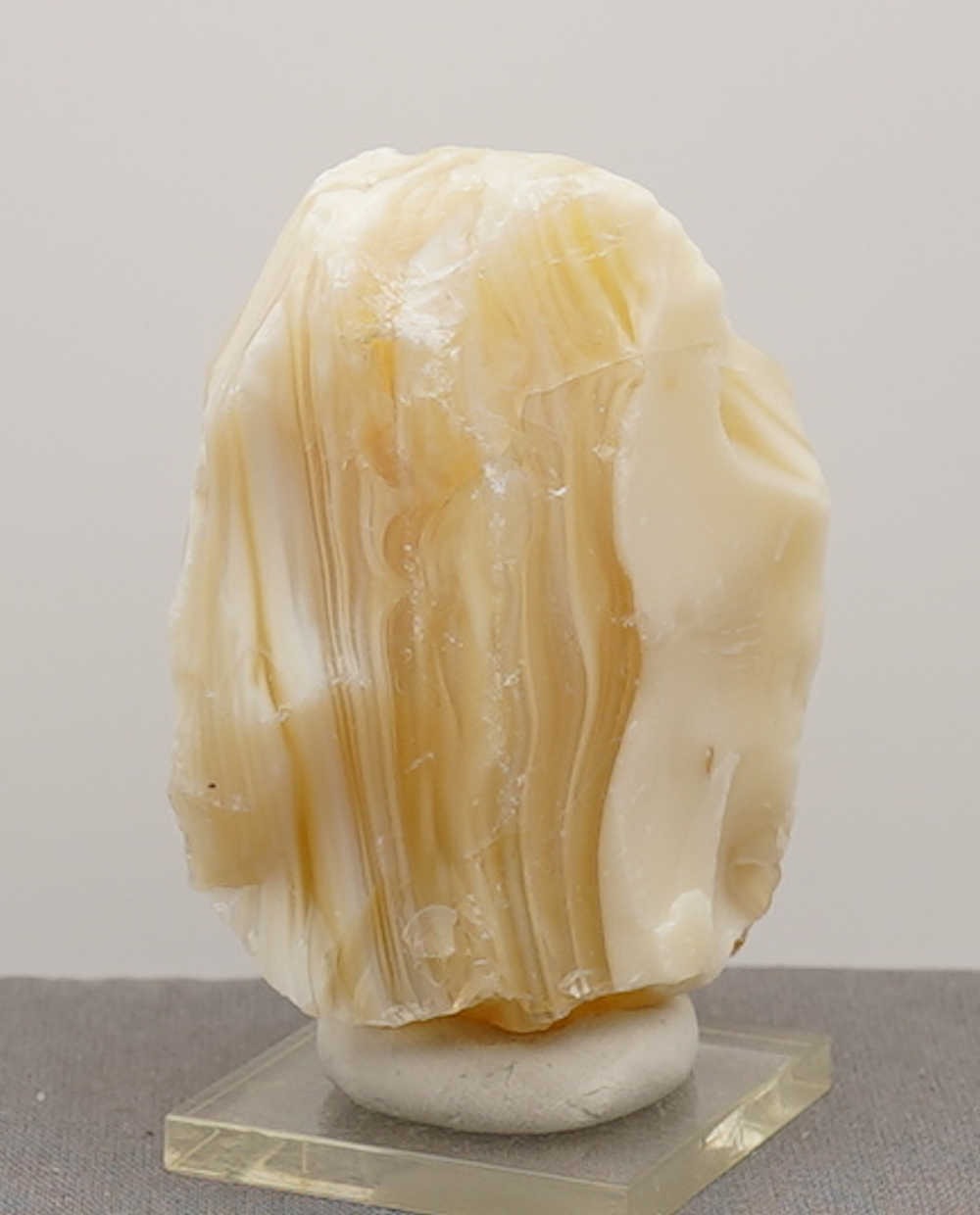 *One of a Kind* Multi Banded Metamorphosis/Pastel/Pastel Ice "Heart" Monatomic Andara Crystal 139.3 g. - Image 3