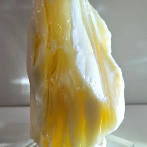 *One of a Kind* Multi Banded Metamorphosis/Pastel/Pastel Ice "Heart" Monatomic Andara Crystal 139.3 g.