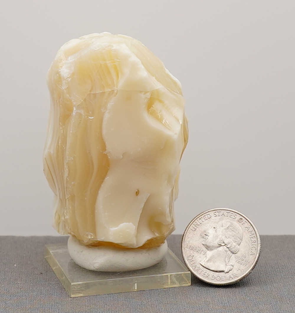 *One of a Kind* Multi Banded Metamorphosis/Pastel/Pastel Ice "Heart" Monatomic Andara Crystal 139.3 g. - Image 18