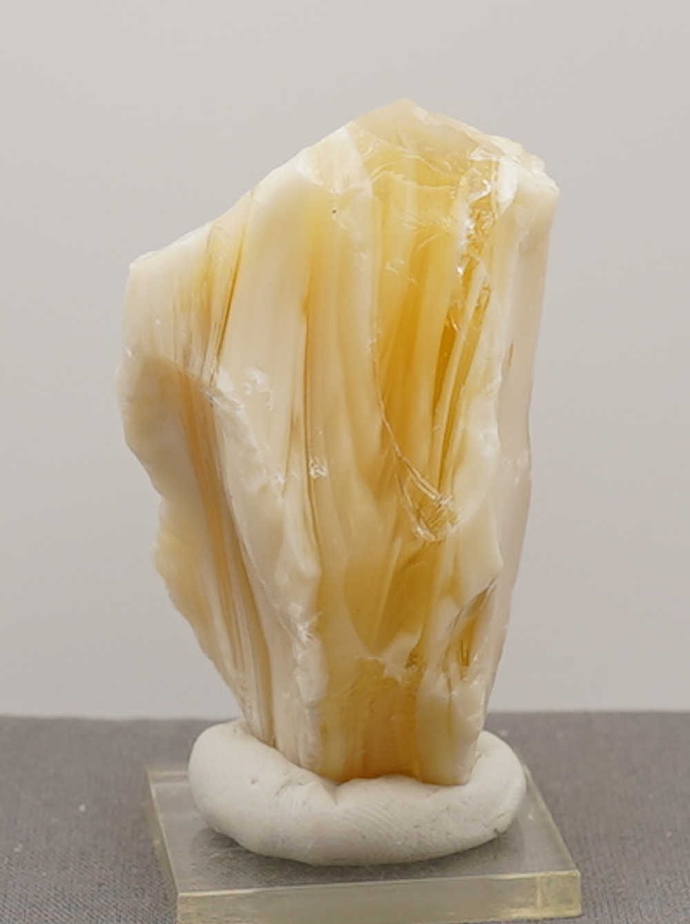 *One of a Kind* Multi Banded Metamorphosis/Pastel/Pastel Ice "Heart" Monatomic Andara Crystal 139.3 g. - Image 10