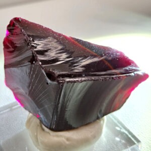 Rare Gem Multi Banded Angel Aura Raspberry/Pastel Earth Shaman Monatomic Andara Crystal 28.4 g.