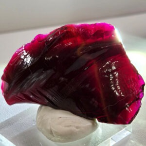 Rare Gem Multi Banded Angel Aura Raspberry/Pastel Earth Shaman Monatomic Andara Crystal 23.4 g.