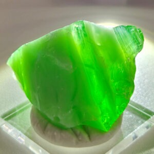 Rare Gem Banded Emerald/Pastel Emerald Monatomic Andara Crystal 39.5 g.