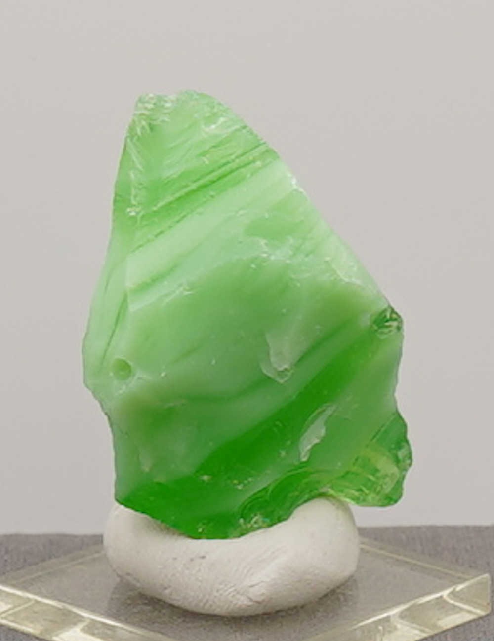 Rare Gem Banded Emerald/Pastel Emerald Monatomic Andara Crystal 39.5 g. - Image 6