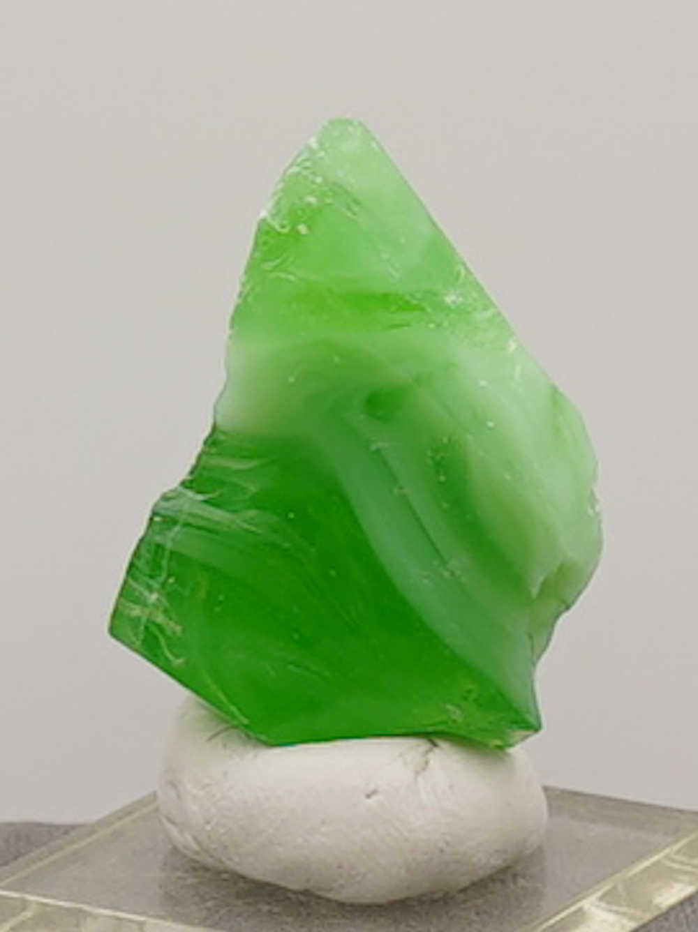 Rare Gem Banded Emerald/Pastel Emerald Monatomic Andara Crystal 39.5 g. - Image 7