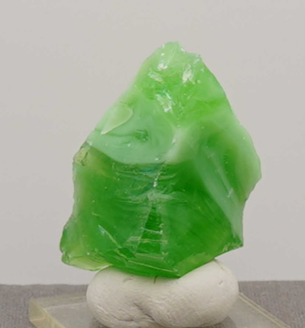 Rare Gem Banded Emerald/Pastel Emerald Monatomic Andara Crystal 39.5 g. - Image 8