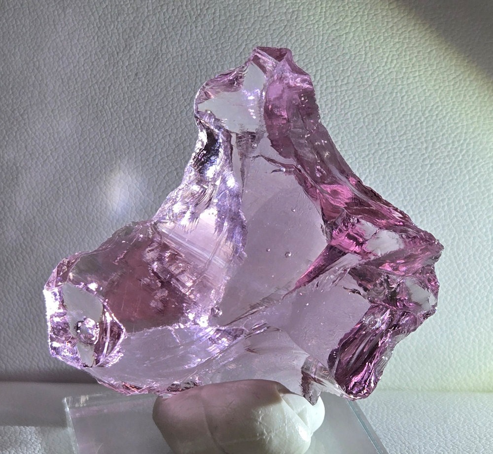 Rare Gem HGW Pink with bubbles Monatomic Andara Crystal 35.2 g. - Image 3