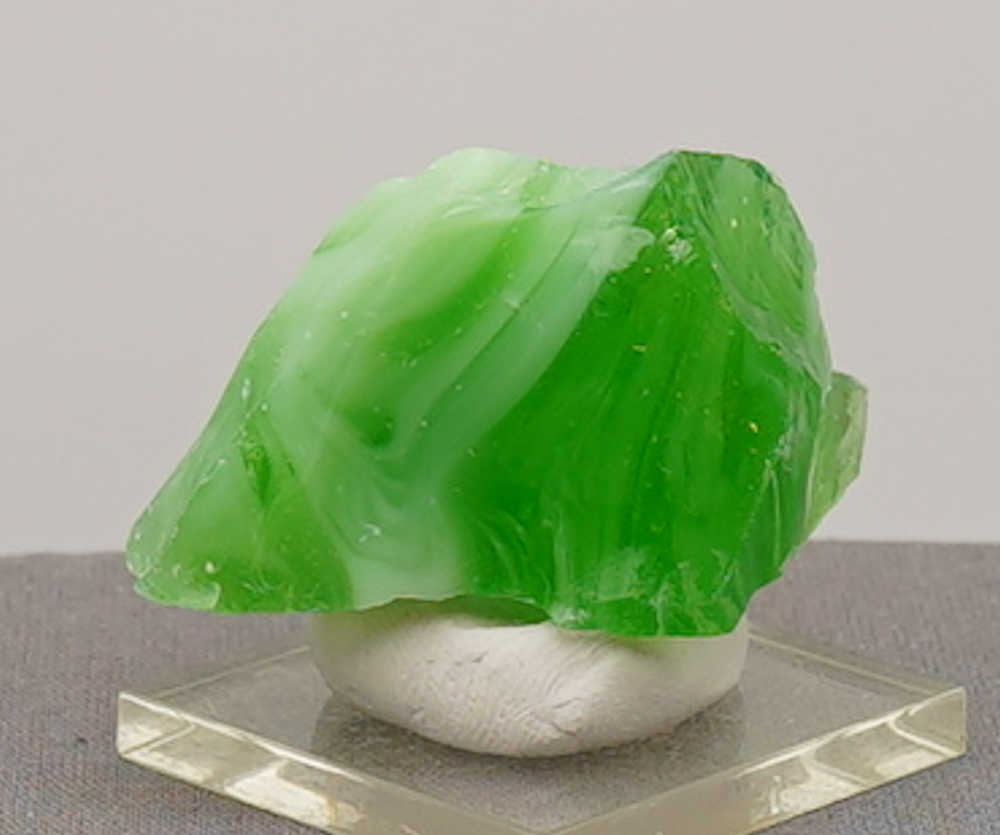 Rare Gem Banded Emerald/Pastel Emerald Monatomic Andara Crystal 39.5 g. - Image 11